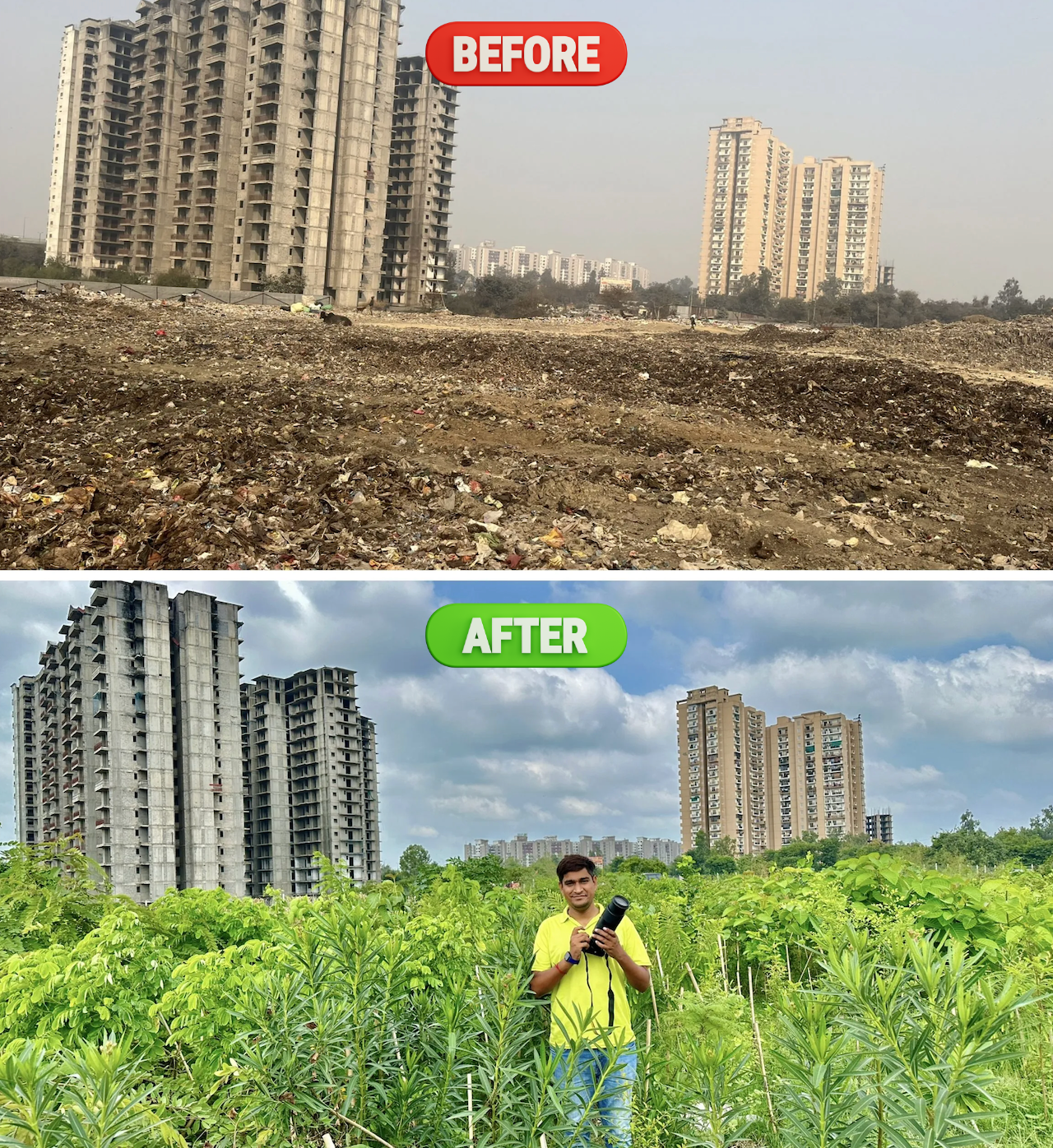 Before & After: Pond restoration with Ramveer