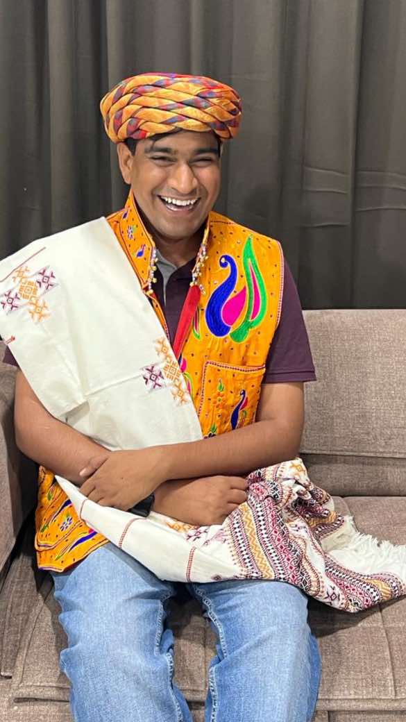 Ramveer receiving national award